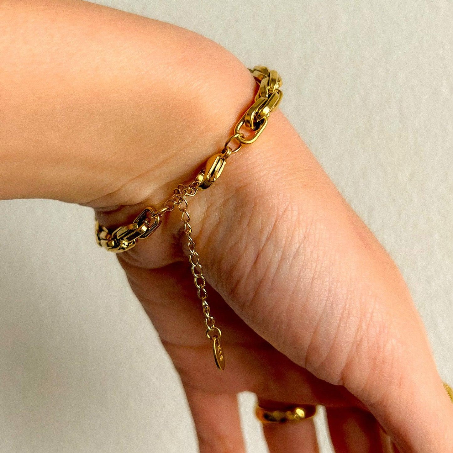 Kassia Block Chain Bracelet