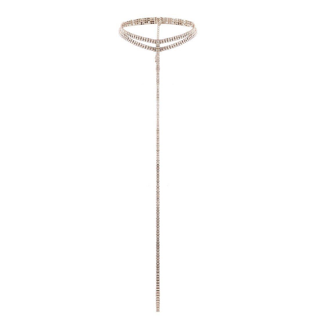 Kira Kira Rhinestone Drop Choker