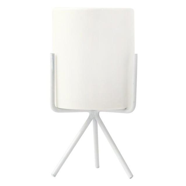 Ida - Ceramic Flower Planters with Modern Stand