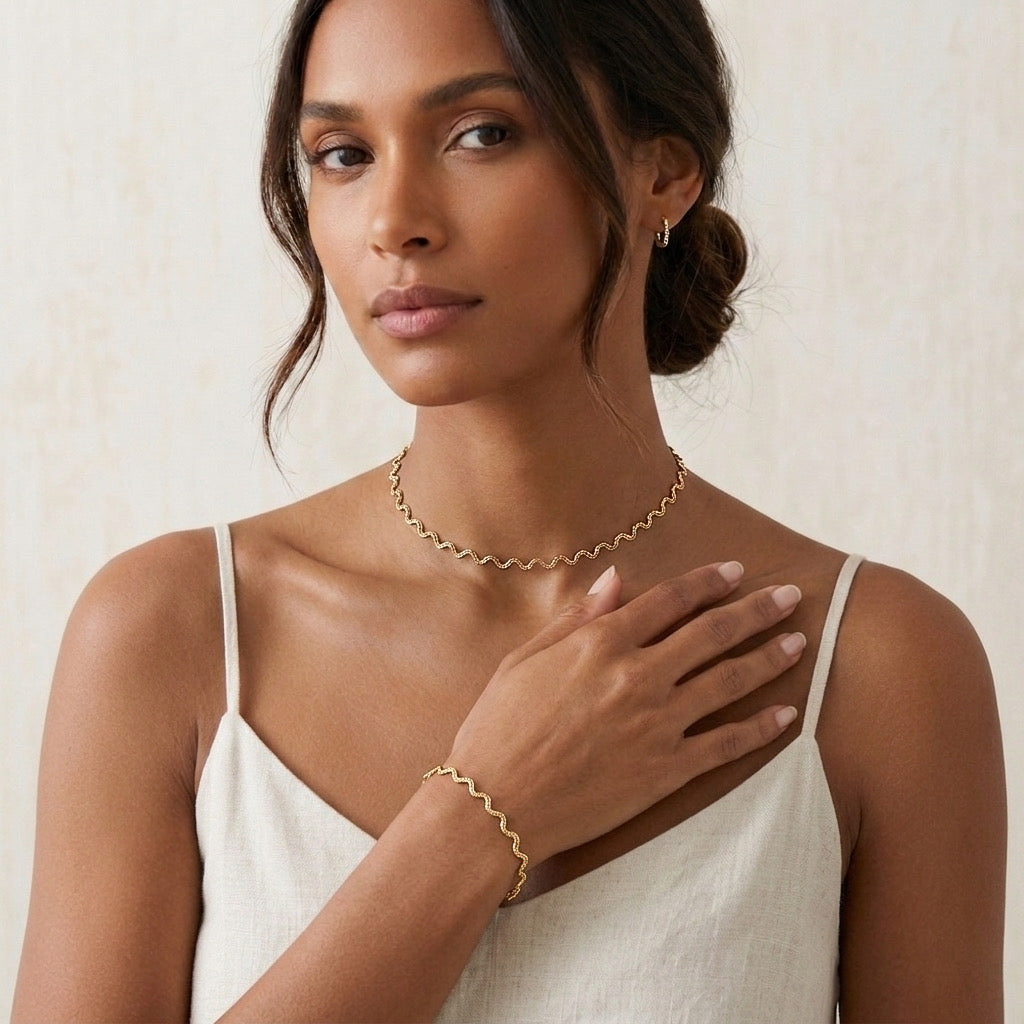 Aura Ripple Chain Bracelet
