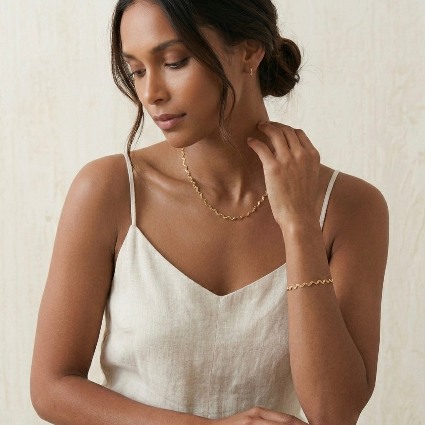 Aura Ripple Chain Bracelet